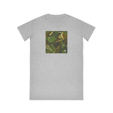 ESSAIDE Camo Women's organic T-Shirt Dress (4 colors | XS-XL)