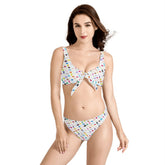 NaiVuitton Color Bow Front Bikini (XS-2XL)