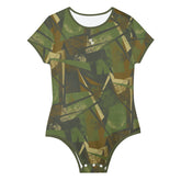 Camo ESSAIDE PHOREVER Womens Soft Short Sleeve Bodysuit (S-3XL)