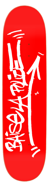 La HAINE "Baise La Police" RED skate deck (12 sizes and shapes)