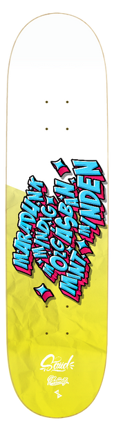 Essaide "MMMMM" Phorever skate deck (12 sizes and shapes)