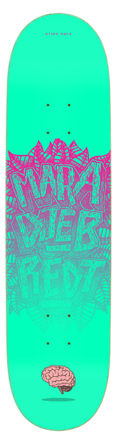 "Maradjébredt brain" skate deck (12 sizes and shapes)