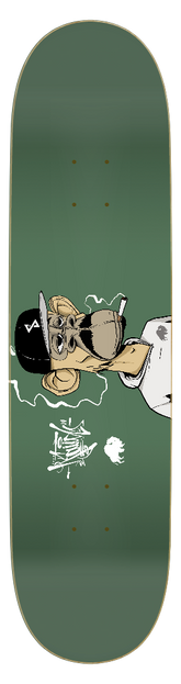 NFT Smok'd Ape skate deck by SKYWALK3R (12 sizes and shapes)