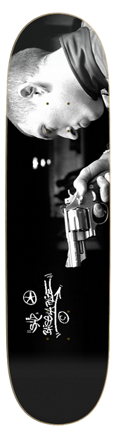 La HAINE "Vinz Baise La Police" skate deck (12 sizes and shapes)