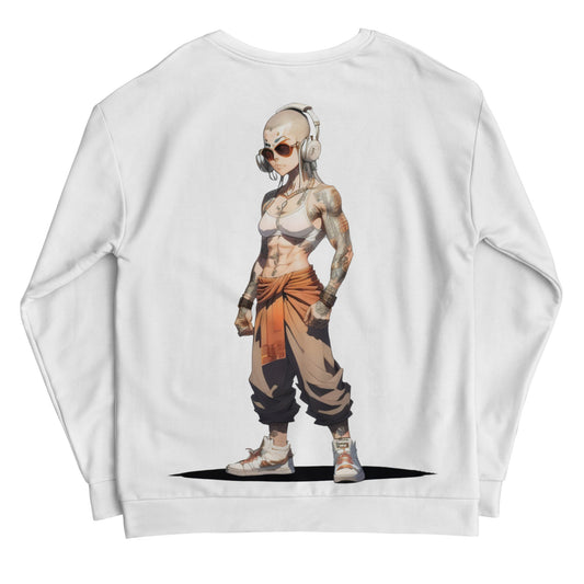 AKPH "ZenBud gal on back" unisex sweatshirt (XS-3XL)