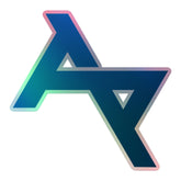 Akkezdet logo Holographic stickers (3 sizes)
