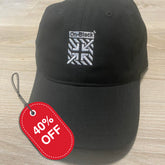 -40% OnBLACK™ 100%organic cotton dad hat black (egyszeri mintapéldány)