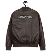 AKPH "Akkezdet Phia" Leather Bomber Jacket (XS-3XL | 2 colors)