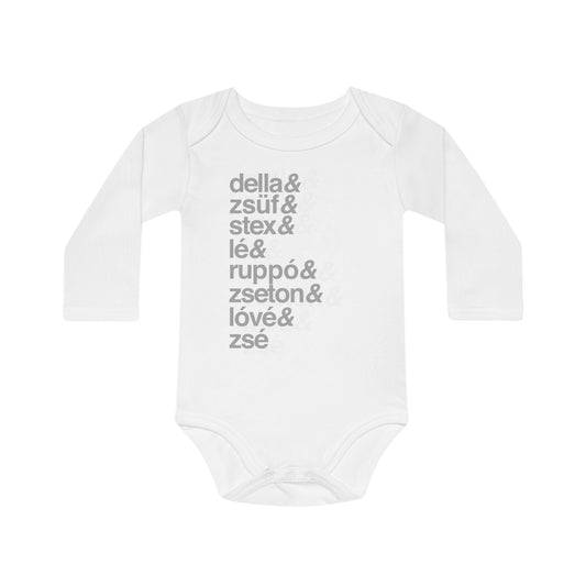 AKPH "Lé" Baby Long-Sleeve Organic Bodysuit (2 colors | 4 sizes)