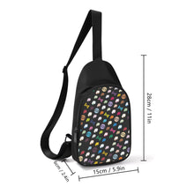Kép betöltése a galériamegjelenítőbe: NaiVuitton BLK Chest Bag
