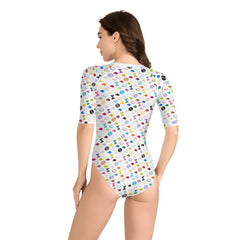 NaiVuitton Long Sleeve Swimsuit (XS-2XL)