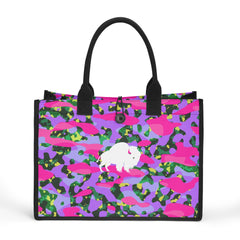 BuffaLOVE 24 Summer Camo canvas tote bag