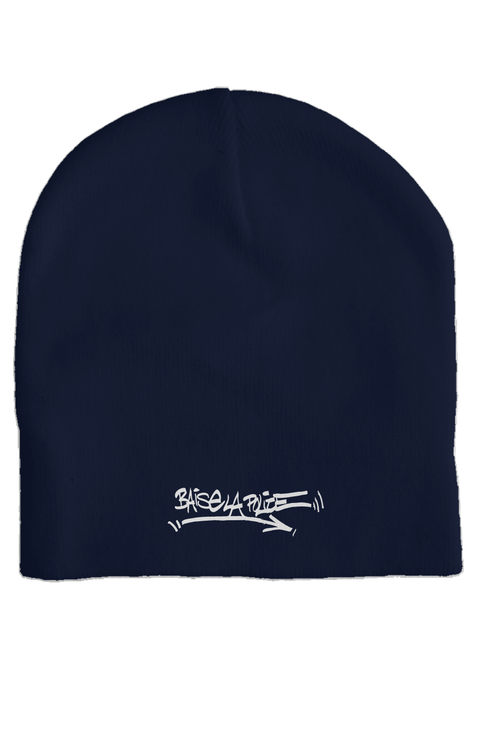 La HAINE "Baise La Police" dark skull caps NAVY