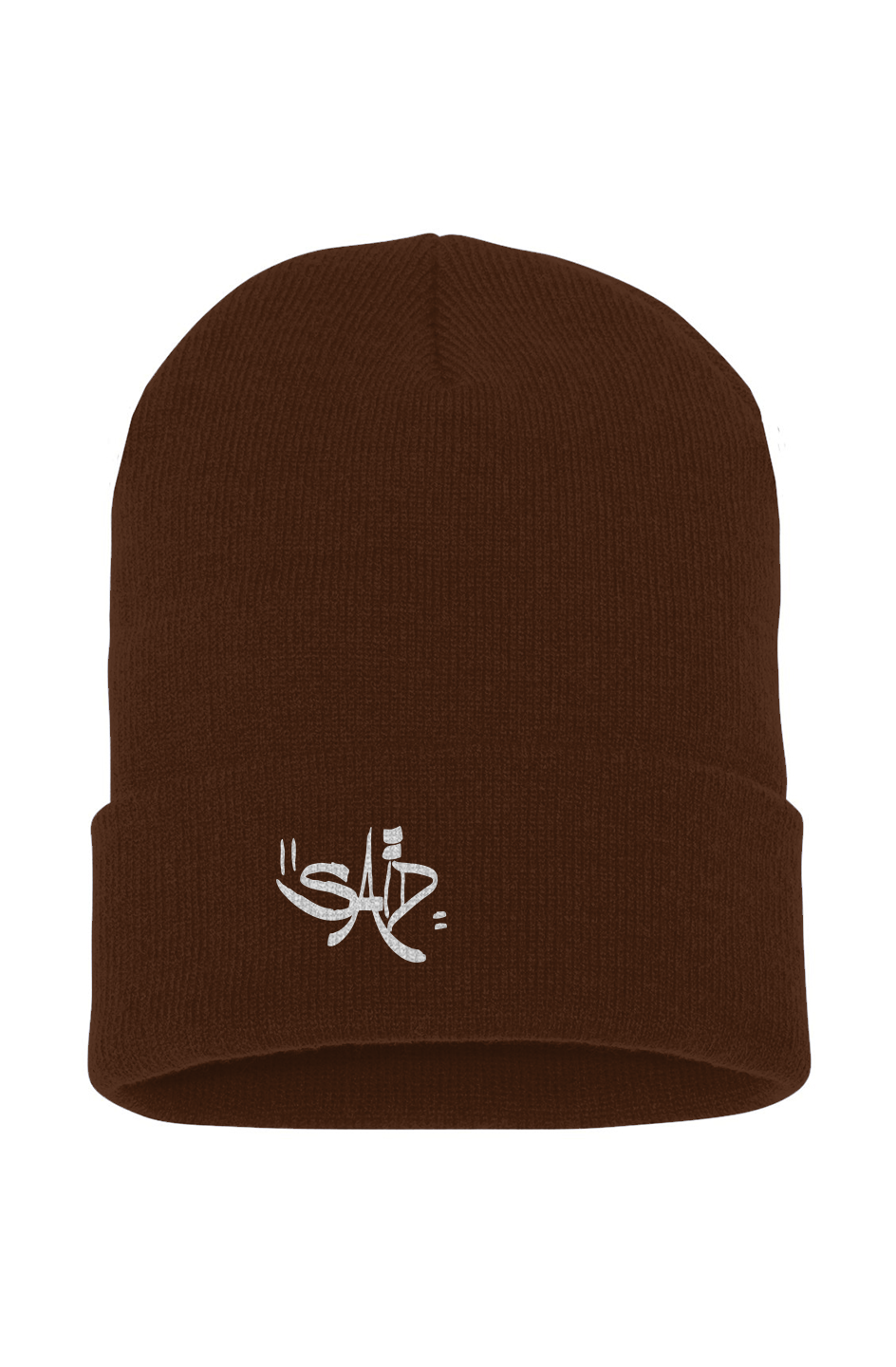 La HAINE "Saiid tag" cuffed beanie