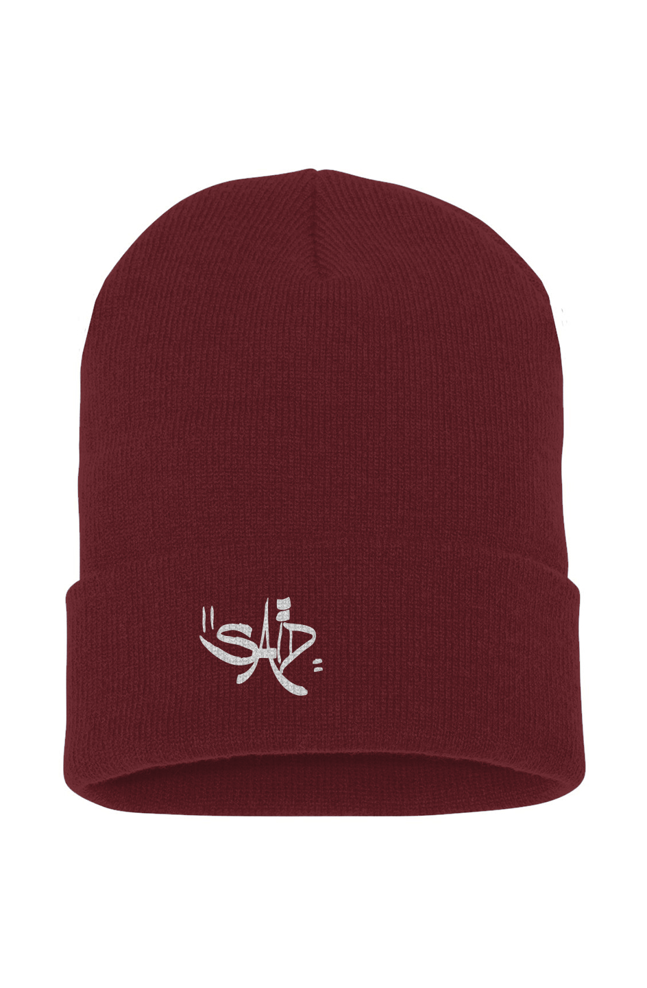 La HAINE "Saiid tag" cuffed beanie