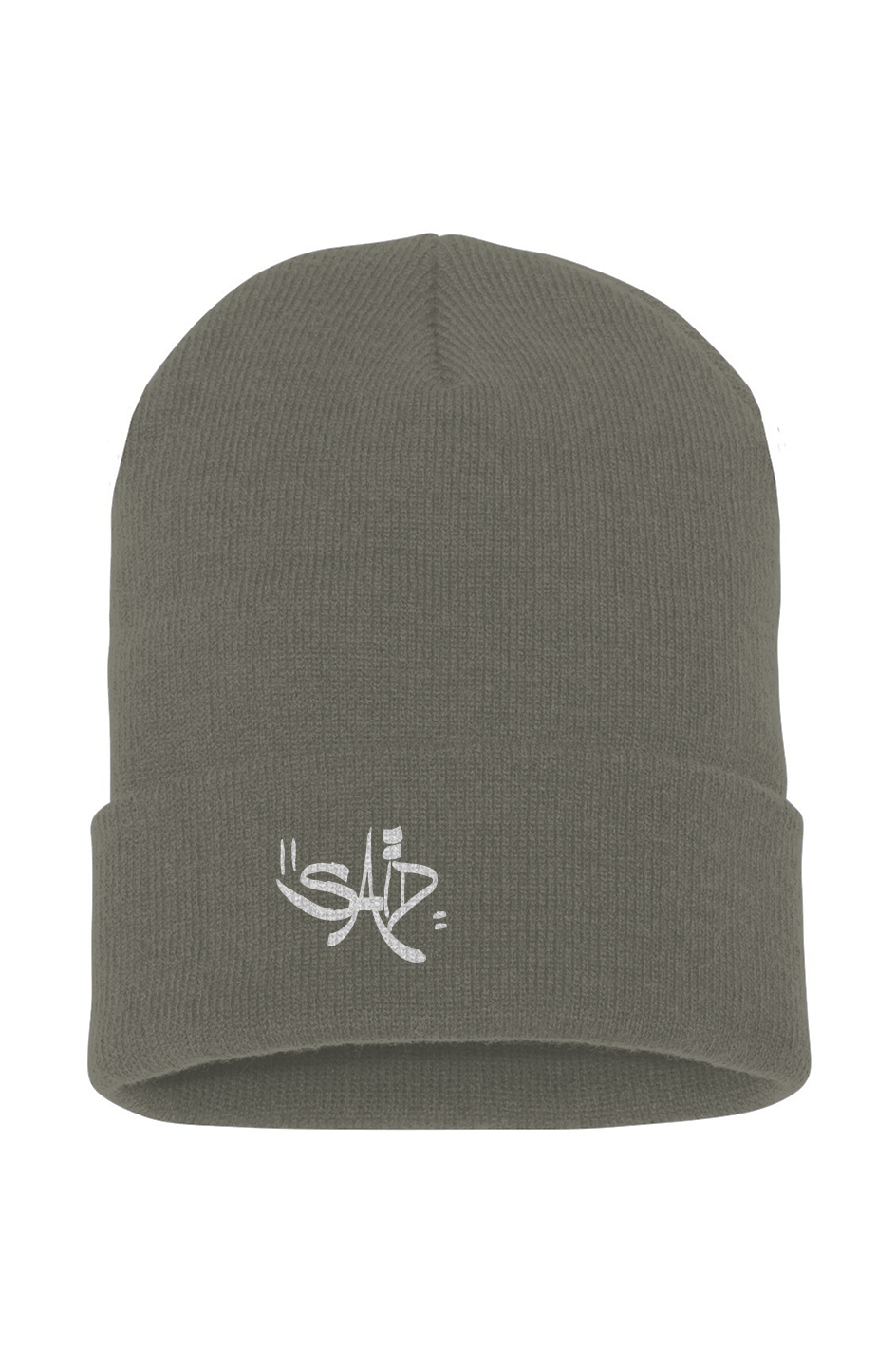 La HAINE "Saiid tag" cuffed beanie
