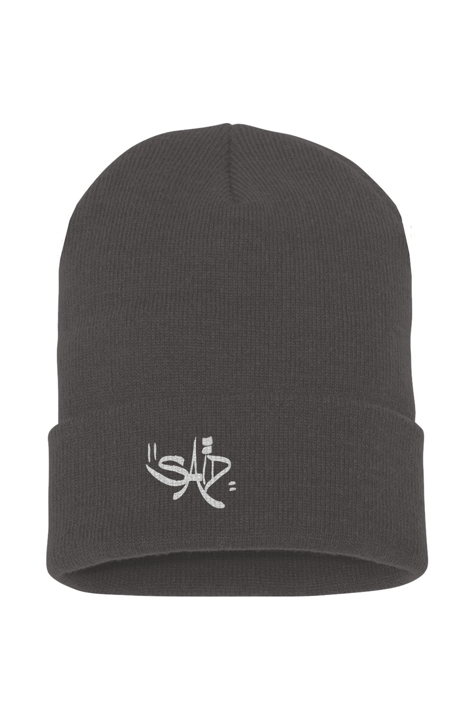 La HAINE "Saiid tag" cuffed beanie
