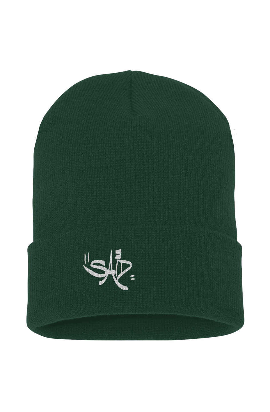 La HAINE "Saiid tag" cuffed beanie