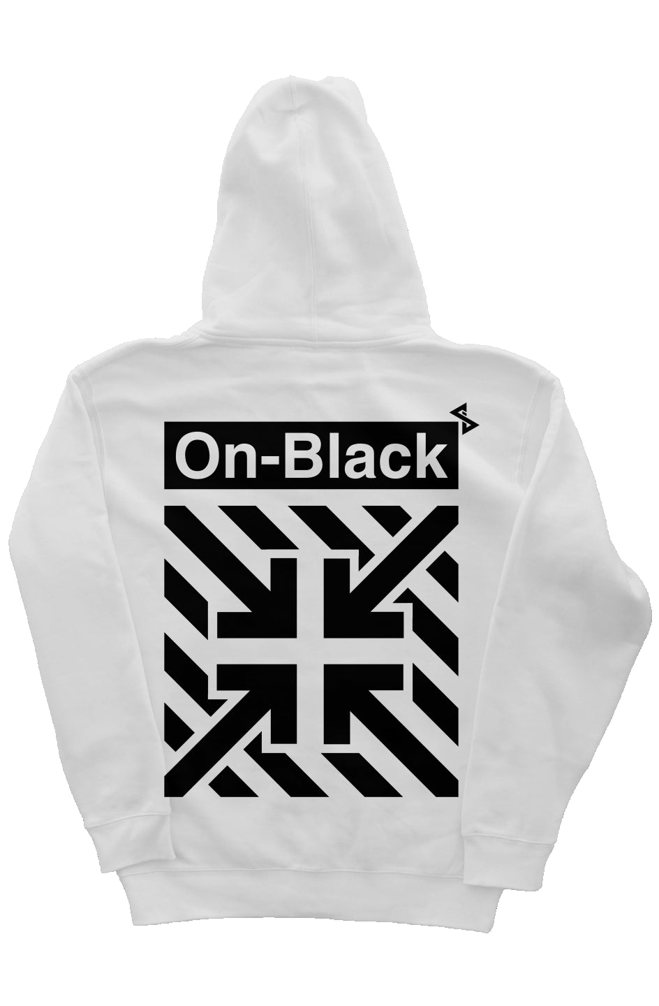 OnBLACK back heavyweight pullover hoodie