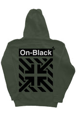 OnBLACK™ back heavyweight pullover hoodie