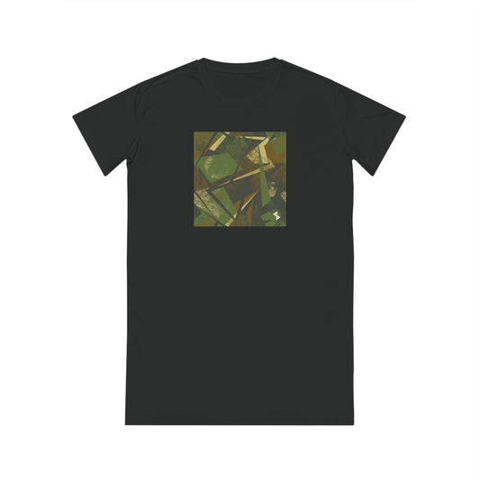 ESSAIDE Camo Women's organic T-Shirt Dress (4 colors | XS-XL)
