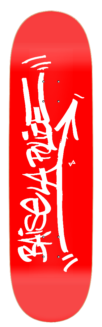 La HAINE "Baise La Police" RED skate deck (12 sizes and shapes)