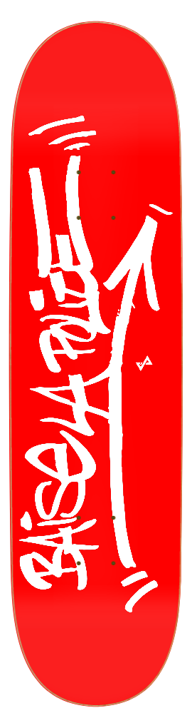 La HAINE "Baise La Police" RED skate deck (12 sizes and shapes)
