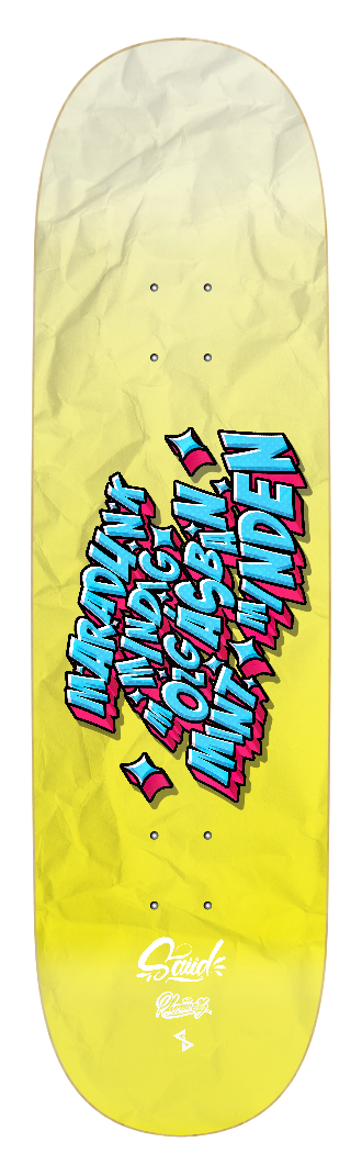 Essaide "MMMMM" Phorever skate deck  (12 sizes and shapes)