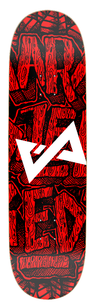 Essaide "Maradjébredt alert" skate deck (12 sizes and shapes)