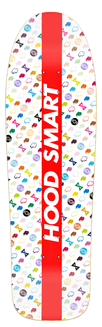 Essaide "NaiVuitton HoodSmart" skate deck(10 sizes and shapes)