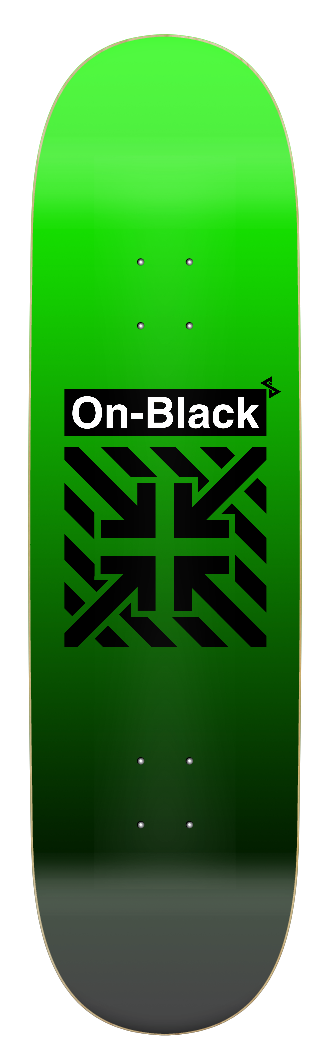 OnBLACK™ GRNBLK skate deck  (12 sizes and shapes)
