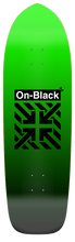Kép betöltése a galériamegjelenítőbe: OnBLACK™ GRNBLK skate deck  (12 sizes and shapes)
