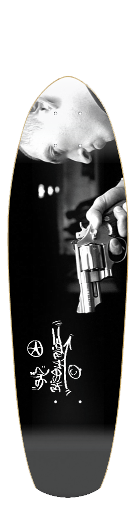 La HAINE "Vinz Baise La Police" skate deck (12 sizes and shapes)