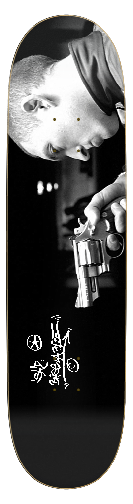 La HAINE "Vinz Baise La Police" skate deck (12 sizes and shapes)