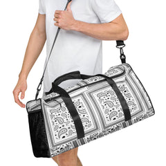 Essaide BuffaLOVE paisley bandana duffle bag