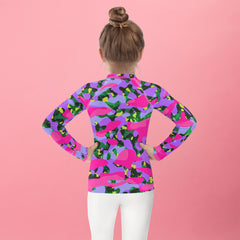 ESSAIDE 24 Camo BuffaLOVE Kids Rash Guard