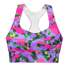 ESSAIDE 24 Camo BuffaLOVE Longline sports bra