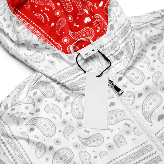 Essaide BuffaLOVe paisley bandana GRY windbreaker (2 colors | XS-3XL)