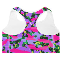 ESSAIDE 24 Camo Padded Sports Bra