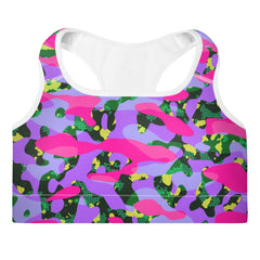 ESSAIDE 24 Camo Padded Sports Bra