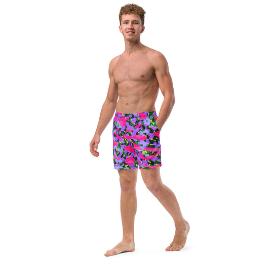ESSAIDE 24 Camo swim trunks