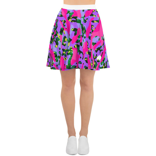 ESSAIDE 24 Camo BuffaLOVE Skater Skirt