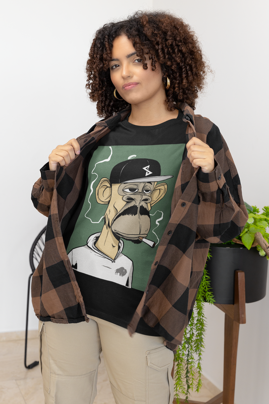 Smok'd Ape 100% organic Tee (6colors | 2XS-5XL)