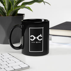 PANEL™ "Kokópanel" Black Glossy Mug