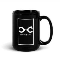 PANEL™ "Kokópanel" Black Glossy Mug