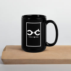 PANEL™ "Kokópanel" Black Glossy Mug