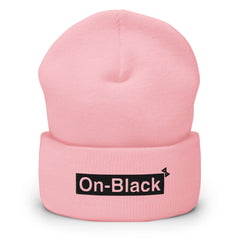 OnBLACK™ BLK box cuffed beanie (12 colors)