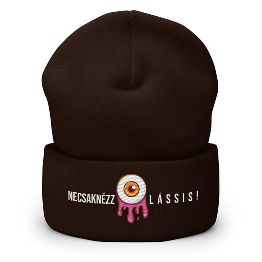 ESSAIDE "Necsaknézzlássis" cuffed beanie (12 colors)