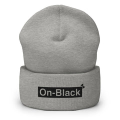 OnBLACK™ BLK box cuffed beanie (12 colors)