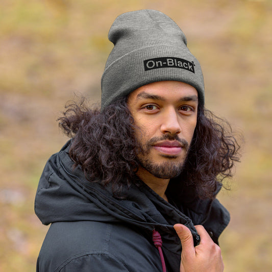 OnBLACK™ BLK box cuffed beanie (12 colors)